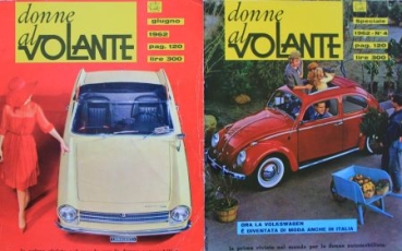"Donne al Volante" Italien Automobile-Magazine 1962 five issues (6834)